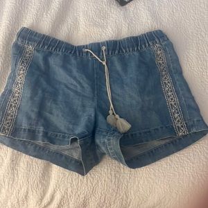 Loft Detailed Jean Shorts